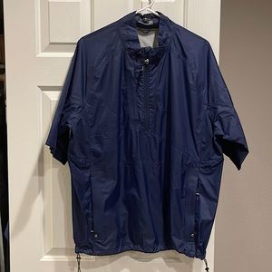 Ralph Lauren half zip short sleeve windbreaker.
